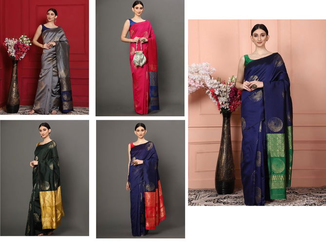 Macazo 580 Color Set Party Wear Sarees Catalog
